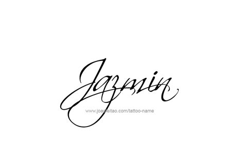 tatuaje con el nombre jazmin|Las mejores 44 ideas de Tatuaje de jazmín 